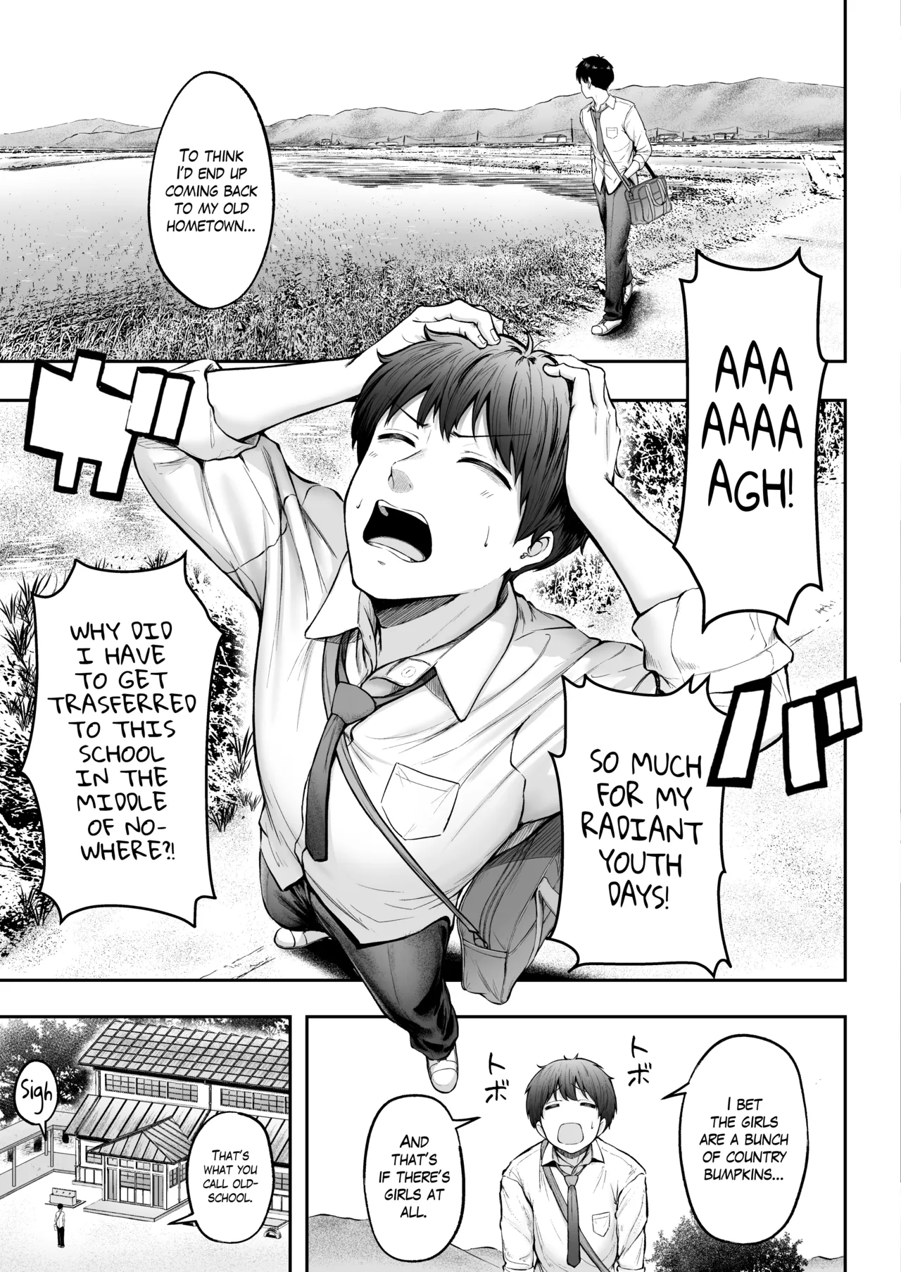 Hentai Manga Comic-I was Transferred to a Countryside School where all my Female Classmates are in Heat for Me-Read-2